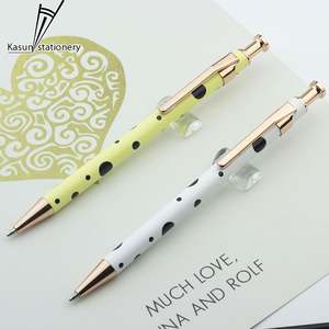 Stylo bille personnalisé à transfert thermique, motif sur mesure, en métal, idéal pour cadeau, avec mécanisme clic – Vente chaude - Product Image 3