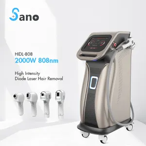 Sano manufacturer 2000w diode laser hair removal machine permanent hair removal 12*23