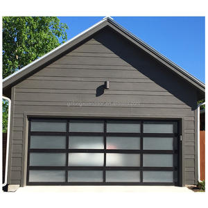 Porta da Garage Moderna in Alluminio <span class=keywords><strong>e</strong></span> <span class=keywords><strong>Plexiglass</strong></span> 8x7 con Isolamento Termico per Ingresso - Product Image 2