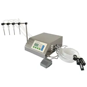 Table Top Desktop Automatic Liquid 4 Heads Filling Machine Water Filler For Perfume Juice