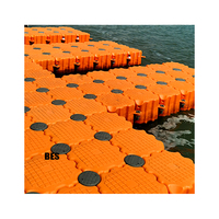 Blocs de quai flottant en plastique, ponton de jetée, barge, kit de quai flottant en PE