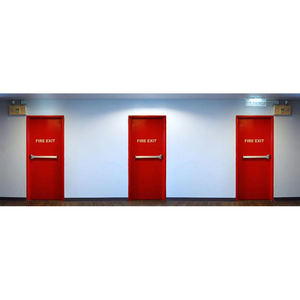 İç ticari kullanım için 3Hr yangın derecesi anti-hırsızlık yangın kapısı ile özel renk çelik güvenlik giriş kapısı - Product Image 6