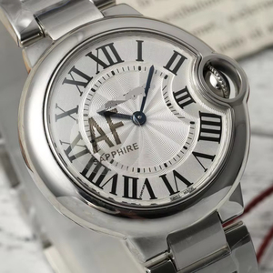 Montre à quartz haut de gamme, best-seller, élégante et simple, en acier inoxydable, 33 mm, avec couronne en pierres précieuses, montre à quartz haut de gamme pour femmes - Product Image 1