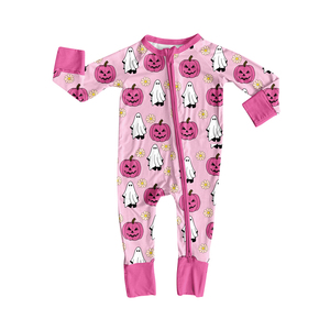Mameluco con cremallera de manga larga para niñas recién nacidas con diseño personalizado, nuevos diseños de moda de otoño - Product Image 6