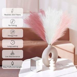 Oferta Especial: Decoración para el Hogar y Bodas, Hierba de Pampas Artificial Grande, Flor de Pluma Estilo Boho, Rama de Caña Grande para Fiestas en Casa - Product Image 3