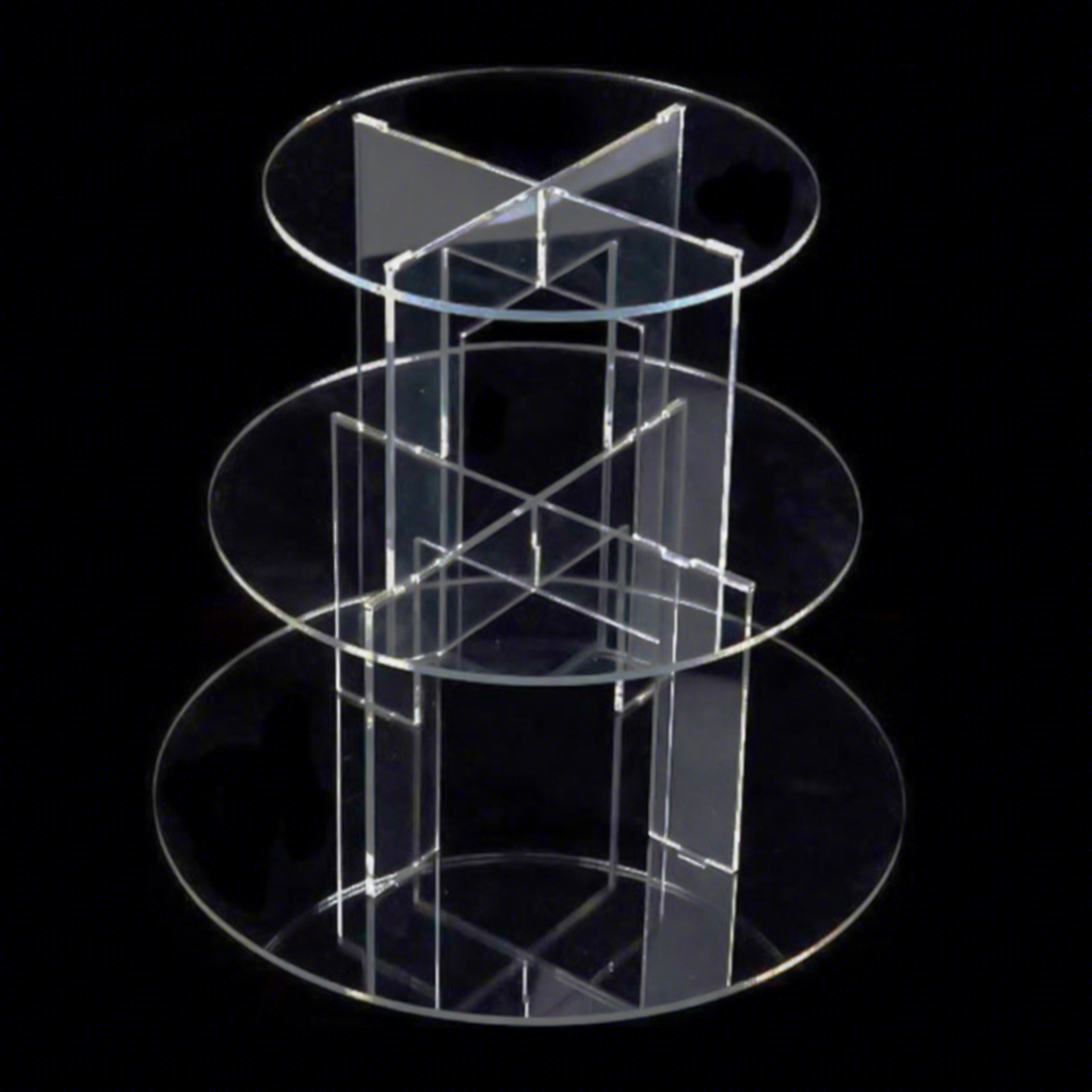 Round 3-tier cake rack