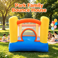 Château gonflable robuste en Oxford pour enfants, petite structure de saut pour jardin, divertissement et jeu en plein air pour enfants