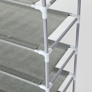 Strumento di stoccaggio scarpiera con più strati di ferro leggero moderno tipo di pavimento Design - Product Image 3