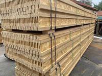 Structural Pine Timber I Beam I-Joist with E0 Formaldehyde Water Resistant for Modern Outdoor Roofing Flooring 1 Year Warranty