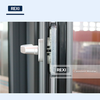 Ventanas Modernas de Aluminio con Rotura de Puente Térmico, Doble Acristalamiento, Bajo Consumo, 6063-T5, Impermeables, para Exterior, Dormitorio, con Certificación Energy Star