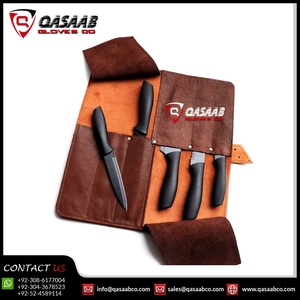 Rollo de cuchillos para Chef, estuche de transporte para cocina, almacenamiento de cuero, soporte para cuchillos, bolsas de hombro rodantes - Product Image 5