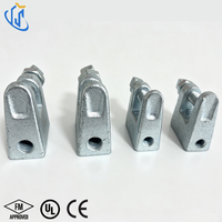 Pince robuste BC3 en fonte ductile QT450, pince galvanisée pour fixation structurelle de poutres en I métalliques, poutrelles et profilés en acier