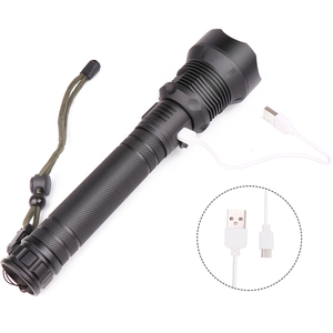 USB Mạnh Mẽ Xhp70.2 Đèn Pin <span class=keywords><strong>Torch</strong></span> Siêu Sáng Đèn Sạc <span class=keywords><strong>Zoom</strong></span> <span class=keywords><strong>LED</strong></span> Tactical <span class=keywords><strong>Torch</strong></span> Xhp70 Xhp50 18650 Hoặc 26650 Pin - Product Image 4
