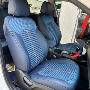Fundas de Asiento de Coche Universales de Lujo de 9 Piezas de Cuero PU Impermeable para Sorento CR-V Odyssey Civic-Para Todas las Estaciones - Product Image 2