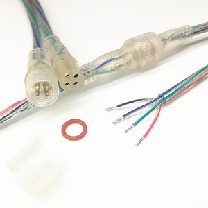 Guo Jinqiang M10 Transparent Waterproof Connector 2-5 Core Aviation <b>Plug</b> Male Female Mating For <b>Lighting</b> Electronics - Product Image 1