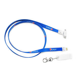 สายชาร์จแบบ 3-in-1 สำหรับของขวัญทางธุรกิจ สายคล้<span class=keywords><strong>อง</strong></span>คอ สายชาร์จ Type-C Micro USB สำหรับโทรศัพท์มือถือ - Product Image 1