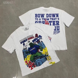 T-shirt pour homme de haute qualité, personnalisé en usine, style streetwear américain, imprimé surdimensionné « Cough Syrup Too Much » - Product Image 5