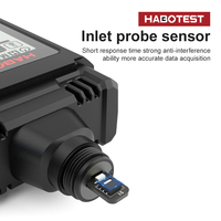 Termohigrómetro Digital Habotest HT607 USB C/F, Sensor de Alta Precisión, Retención de Datos, Clima Ambiente, Material ABS, OEM/ODM