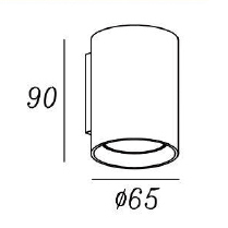 Lámpara de pared LED de aluminio simple de 6W foco <span class=keywords><strong>para</strong></span> hoteles y baños iluminación de pared de tocador de doble cabeza - Product Image 4