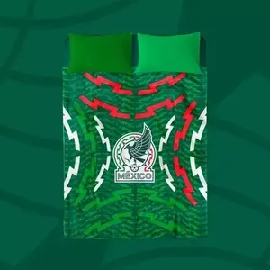 Manta Doble de la Selección Mexicana de Fútbol, Tamaño Matrimonial/Individual, 100% Poliéster - Product Image 3