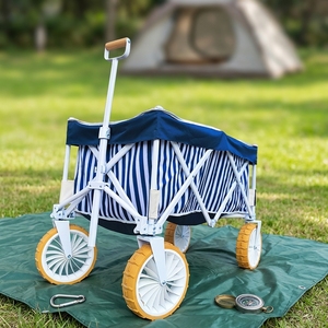 Chariot <span class=keywords><strong>de</strong></span> plage à roulettes avec grandes roues, chariot robuste pour <span class=keywords><strong>le</strong></span> sable, <span class=keywords><strong>le</strong></span> <span class=keywords><strong>camping</strong></span>, l'extérieur, OEM personnalisé - Product Image 4