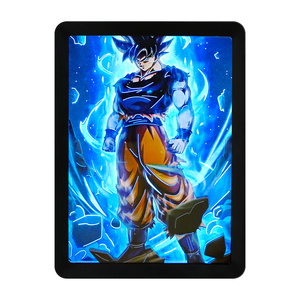 Colección de Anime artesanías Manga personaje de cómic escultura papel cortado con láser sombra luz pintura Anime caja de luz para dormitorio - Product Image 1