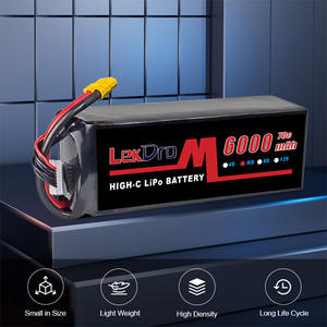 แบตเตอรี่ลิเธียมโพลิเมอร์ 6S1P 6000mAh 22.2V 70C สำหรับโดรนแข่ง FPV อัตราการคายประจุสูง - Product Image 4