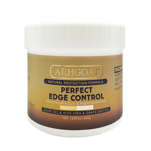 Etiqueta Privada de gran tamaño para uso familiar, el <span class=keywords><strong>mejor</strong></span> proveedor de control de bordes de sujeción extra personalizado para cabello negro, gel de control de bordes hicks - Product Image 1