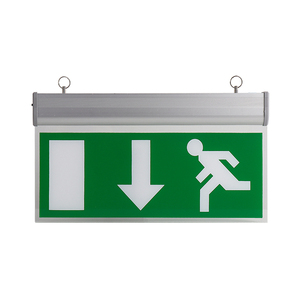 Salida Acrylic lửa dẫn lối ra dấu hiệu ánh sáng khẩn cấp đôi bên nhôm chiếu sáng và mạch thiết kế AC 85-265V - Product Image 3
