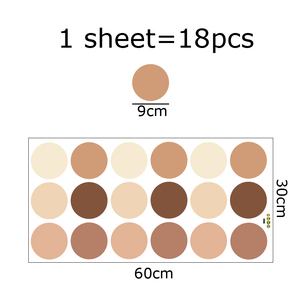 Adesivo decorativo per la casa adesivo murale a <span class=keywords><strong>pois</strong></span> fai-da-te per bambini decorazioni per la scuola materna per bambini - Product Image 5