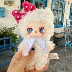 Ornements faits à la main jouets à la mode jouer comme cadeau bébé trois <span class=keywords><strong>lila</strong></span> point chat deuxième génération boîte aveugle en peluche - Product Image 3