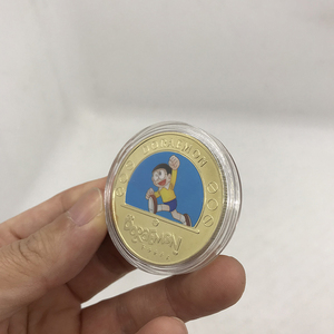 <span class=keywords><strong>Venta</strong></span> al por Mayor de Monedas de Metal con Diseños de Anime Japonés, 40mm, Doradas, para Niños - Product Image 4