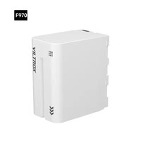 Batterie Li-Ion Viltrox 6600mAh en plastique NP-F550/F750/F950 pour moniteur, avec charge intelligente pour HVR-HD1000 HVR-HD1000E HVR-V1J