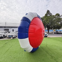 3.5M 4M 4.5M 5M Gonflable Eau Spinng Bateau Volant Gonflable Disco Bateau Sports Nautiques UFO Bateau À La Dérive