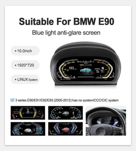 Navihua Nouveauté Tableau de bord LCD 10 pouces Compteur de vitesse numérique pour BMW Série 3 E90 E91 E92 2005-2012 Système Linux - Product Image 3