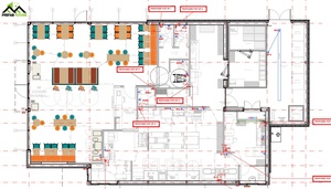 Cafetería Moderna con Estructura de Acero Ligero, Diseño Económico, Instalación Rápida, Restaurante Drive-Thru Prefabricado Modular - Product Image 2