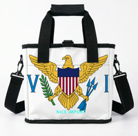 Sac isotherme avec drapeau de Samoa, grand sac isotherme pour le camping, sac isotherme pour le déjeuner, sac isotherme pour boissons, étanche et isolé