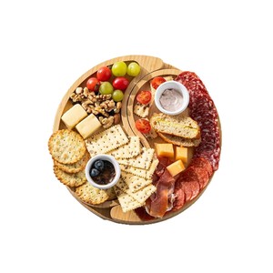 Zdmarkcraft Juego de Tabla de Quesos de Madera con Cuchillos, Bandeja de Servir de 3 Piezas para Fiestas, Aperitivos y Postres - Product Image 5