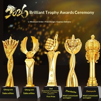 Nouveau modèle 2026 : Trophée en cristal blanc personnalisé, récompenses haut de gamme avec impression de logo sur mesure pour le football, le basketball et le billard