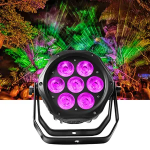 高品质7X10W发光二极管4in1户外防水Dmx512发光二极管停车灯，适用于迪斯科、俱乐部、派对和DJ运动表演