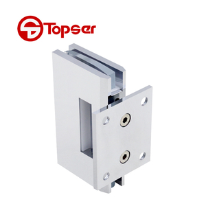 OEM ODM Placa trasera corta 90 grados Montaje en pared Baño Pantalla Cromo Ducha Bisagra Puerta corredera de vidrio Bisagra pivotante - Product Image 5