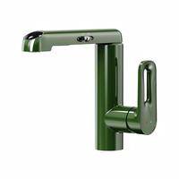 Robinet de salle de bain intelligent moderne sans contact en chrome avec distributeur de savon liquide à affichage numérique, capteur tactile infrarouge, lavabo automatique