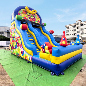 Toboggan gonflable géant de qualité commerciale pour l'extérieur, cadeau d'anniversaire pour enfants, château gonflable en PVC pour fêtes intérieures/extérieures - Product Image 1