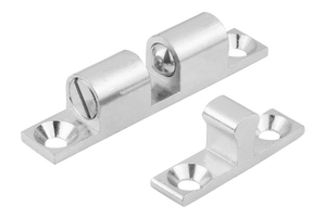 K0583 Double Ball Catch Brass Chrome Plated Stainless Steel Balls Cabinet <b>Door</b> Hardware <b>Spring</b> Bullet Latch - Product Image 6
