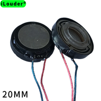 (QY20-Z1) Meilleur son, 20 mm, 8 ohms, 3 W, 2 W, mini-excitatrice audio, transducteur de vibration à conduction osseuse, haut-parleur pour ordinateur