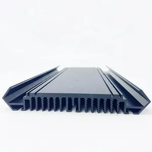 Customized Anodizing Black Aluminum Extrusion Heat Sink For Out Door LED Wall Washer Light