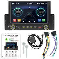 Unidad Principal Universal con Pantalla Táctil de 6.2 Pulgadas, Carplay Inalámbrico, Android Auto, Reproductor de Audio para Auto Android 1 Din