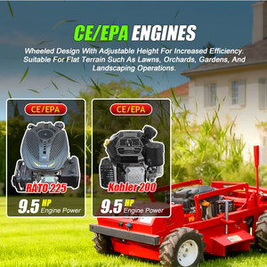 Factory Price Remote Control Lawn Cutter Gasoline <b>Engine</b> Wheeled Lawn Mower 600mm Grass Cutting Machine for Home Garden LHD-600 - Product Image 3