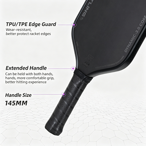 ชุดไม้พายพิคเคิลบอล Ultimate T700 คาร์บอนไฟเบอร์ สำหรับครอบครัว พร้อมด้ามจับแบบร่องและระบบควบคุมพลัง ประกอบด้วยไม้พาย 2 อัน พร้อมกระเป๋าใส่ - Product Image 2