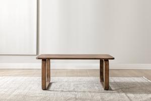 Mesa de centro personalizada con diseño moderno de nogal para el hogar, hotel, oficina o restaurante, mueble funcional y elegante - Product Image 5